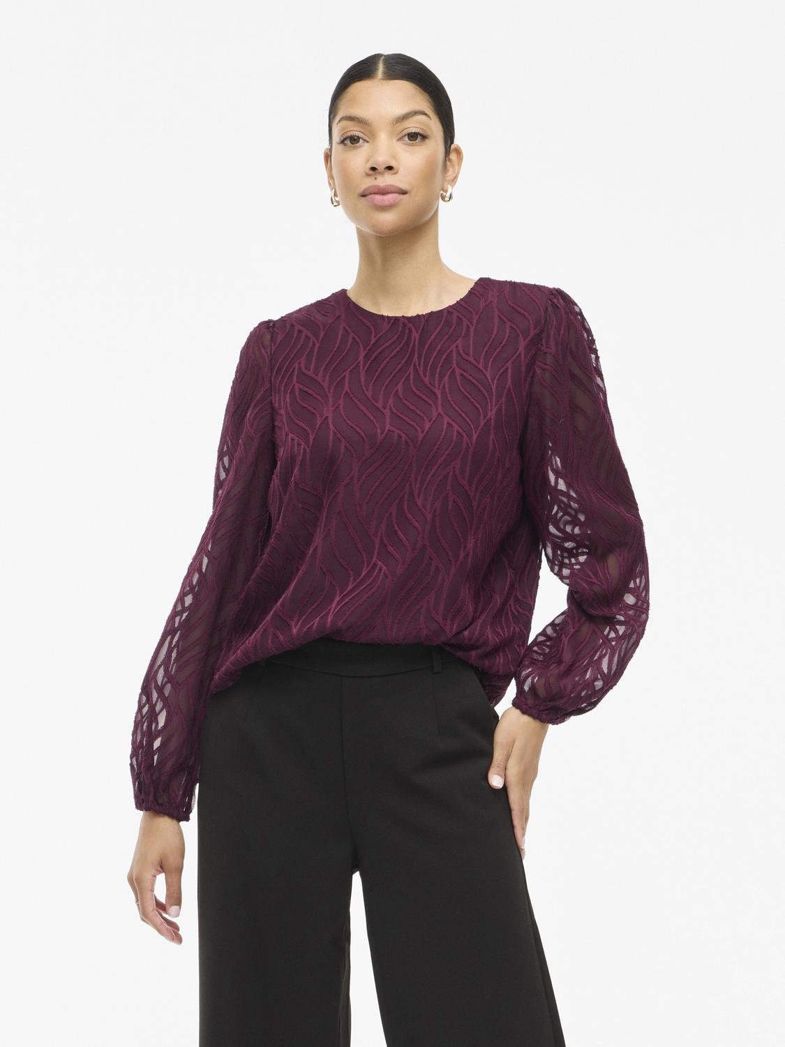 VIMIKA Top - Fig - VERO MODA & VILA Bergvik